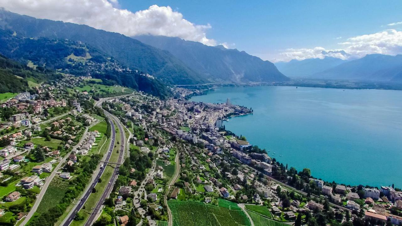 Château du Châtelard | 2 persons Apartment Montreux Exterior foto